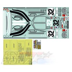 Tamiya 1:10 Mini Cooper Matrica szett