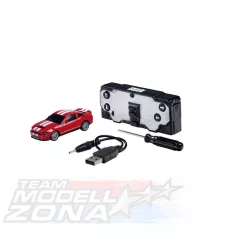 Carson 1:60 Nano Racer Ford Mustang Shelby GT500 rot