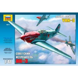 Zvezda - 1:35 YAK-3 Soviet WWII Fighter - makett