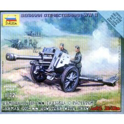 Zvezda German Howitzer LFH-18 w/Crew - makett