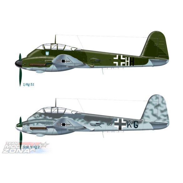 Italeri - 1:72 ME 410 HORNISSE - makett