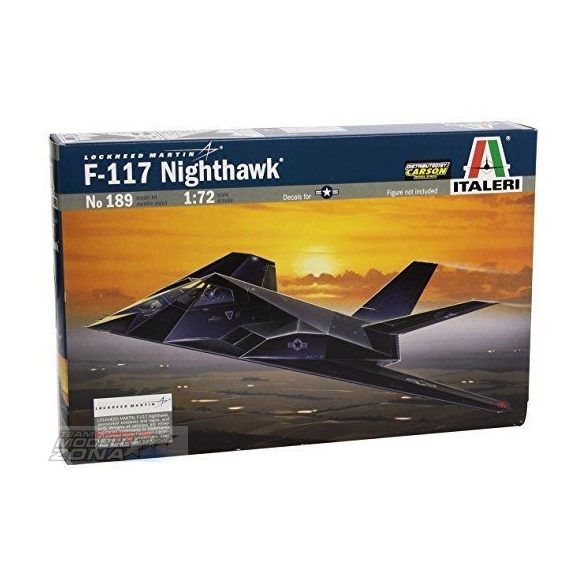 Italeri - 1:72 F-117A STEALTH NIGHTHAWK - makett 