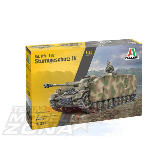 Italeri 1:35 Sd. Kfz. 167 SturmGeschutz IV makett