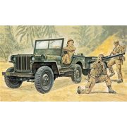 Italeri - 1:35 Willys MB Jeep with Trailer - makett