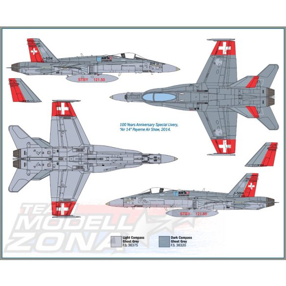 Italeri - 1:72 F/A 18 Swiss Air Force - makett