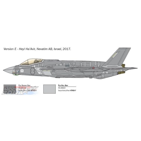 Italeri - 1:72 F-35A Lightning II- makett