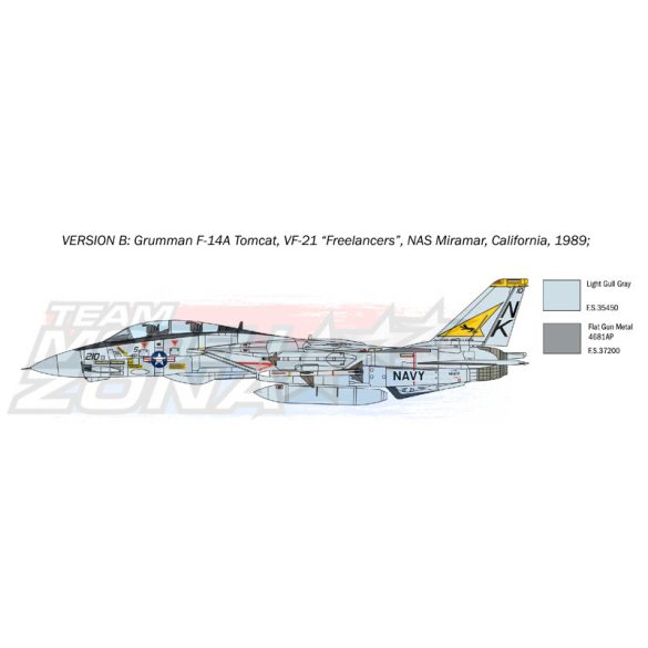 Italeri - 1:72 F-14A TOMCAT - makett