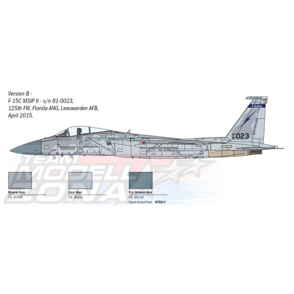 Italeri - 1:72 F-15C Eagle- makett