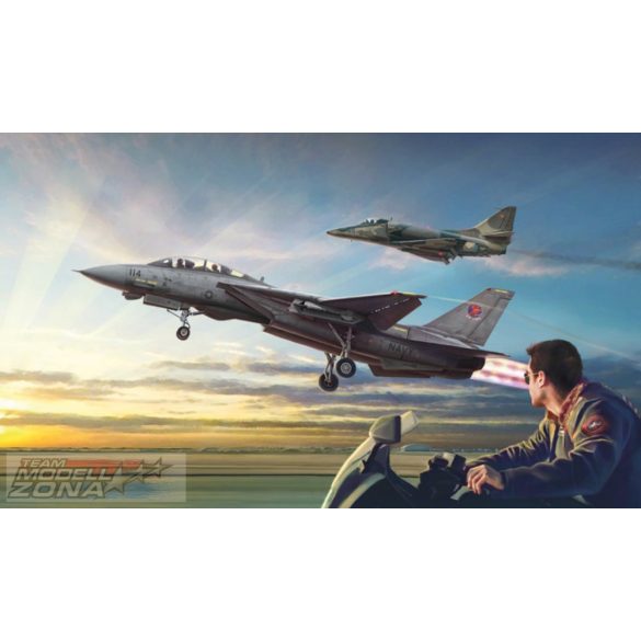 Italeri - 1:72 "Top Gun" F-14A vs A-4F - makett
