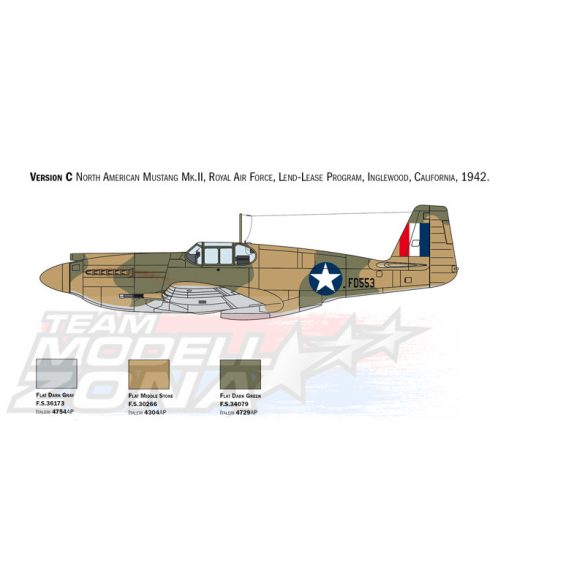 Italeri - 1:72 P-51A Mustang - makett