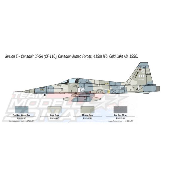 Italeri -1:72 US F-5A Freedom Fighter - makett