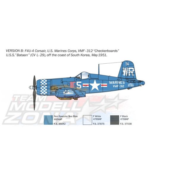 Italeri - 1:72 F4U-4 Corsair - makett