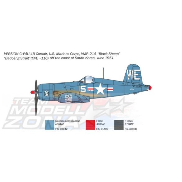 Italeri - 1:72 F4U-4 Corsair - makett