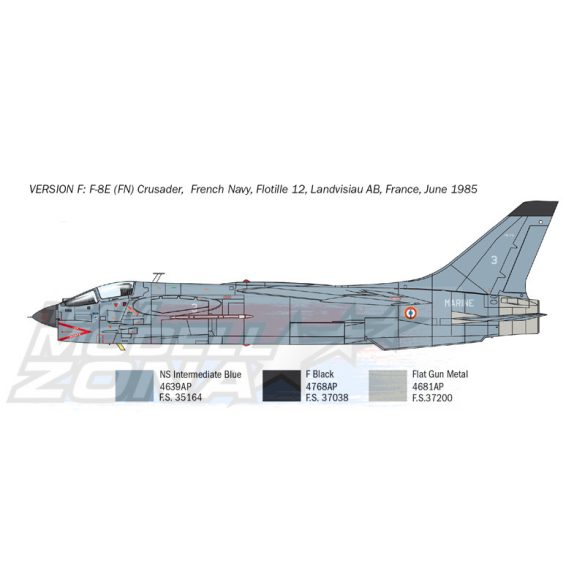 1:72 F-8E Crusader - Italeri