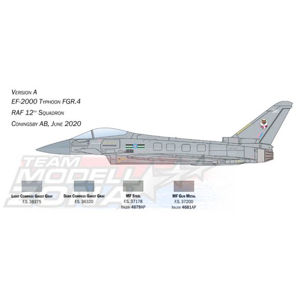 Italeri - 1:72 EF-2000 Typhoon In R.A.F. Service - makett