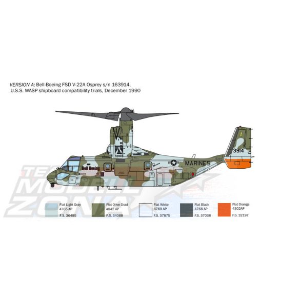 Italeri - 1:72 V-22A Osprey - makett