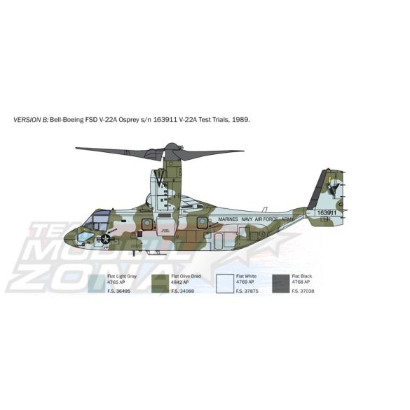 Italeri - 1:72 V-22A Osprey - makett