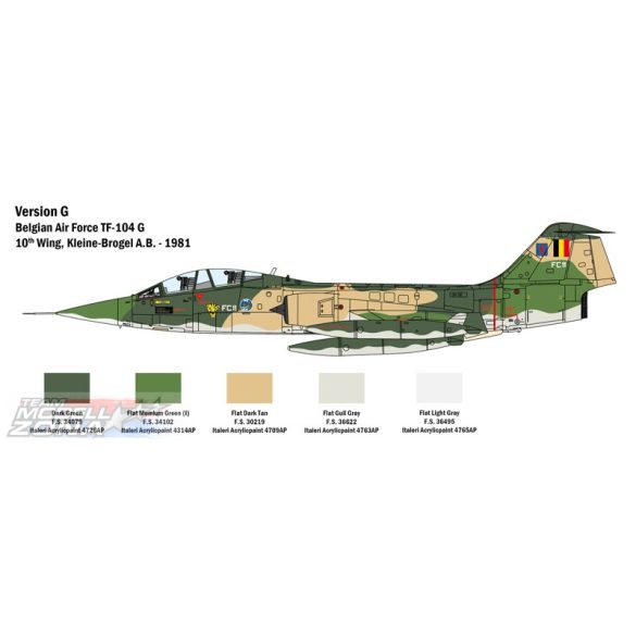 Italeri - 1:32 TF-104 G Starfighter - makett