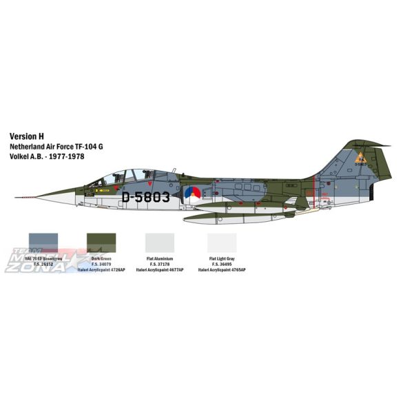 Italeri - 1:32 TF-104 G Starfighter - makett
