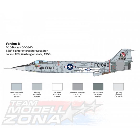 italeri - 1:32 F-104 A/C “Starfighter” - makett