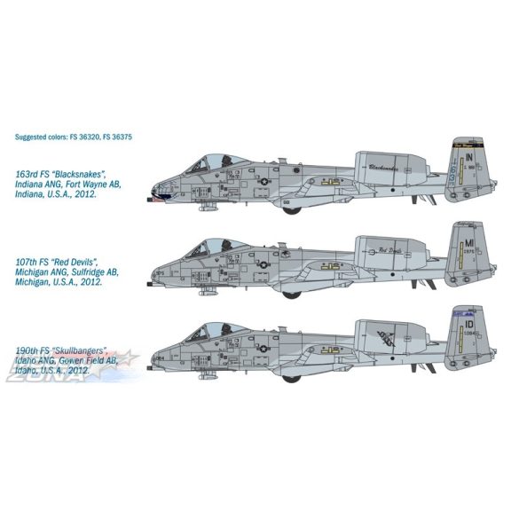 Italeri - 1:48 A-10C Blacksnakes - makett