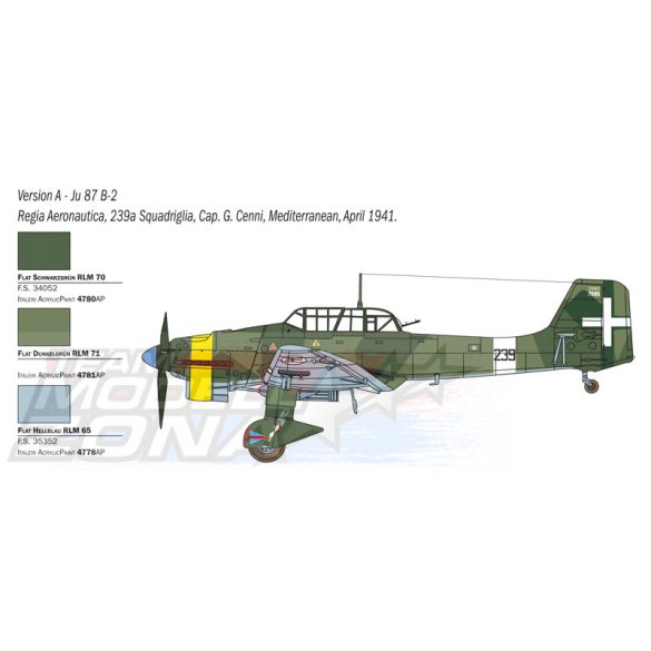 Italeri -1:48 Ju 87 B-2/R-2 Stuka "Pic - makett