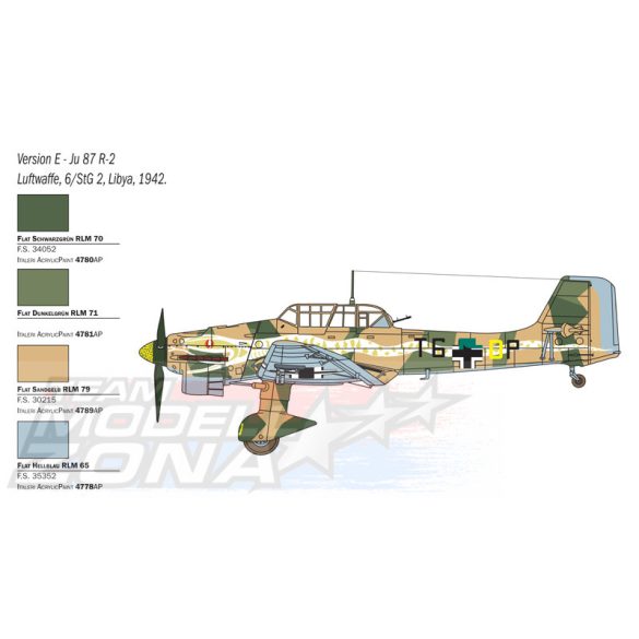 Italeri -1:48 Ju 87 B-2/R-2 Stuka "Pic - makett