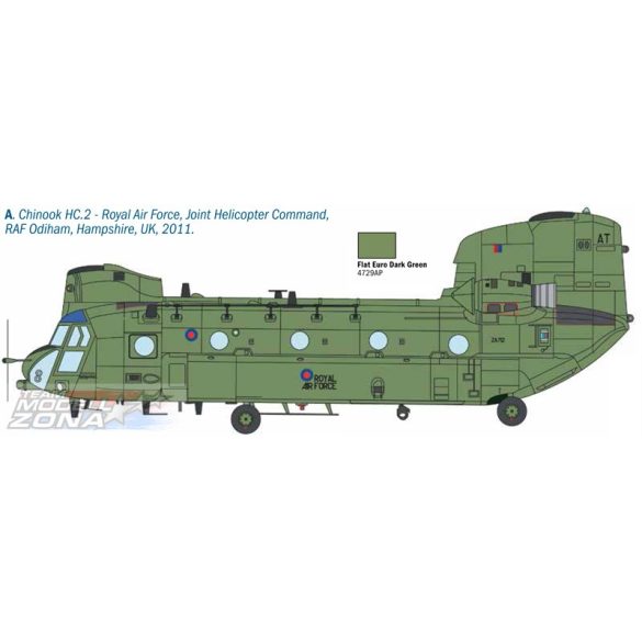Italeri - 1:48 Chinook HC.1 / CH-47D - makett