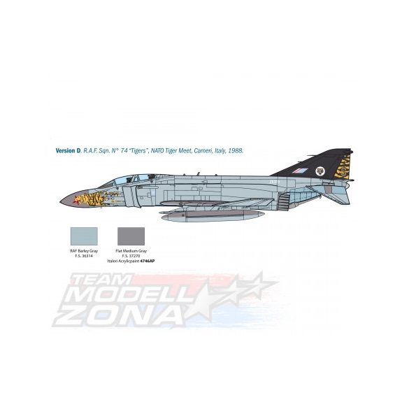 Italeri - 1:48 F-4J Phantom II- makett