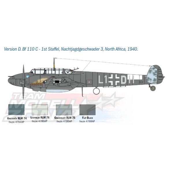 Italeri - 1:48 Bf 110 C/D - makett
