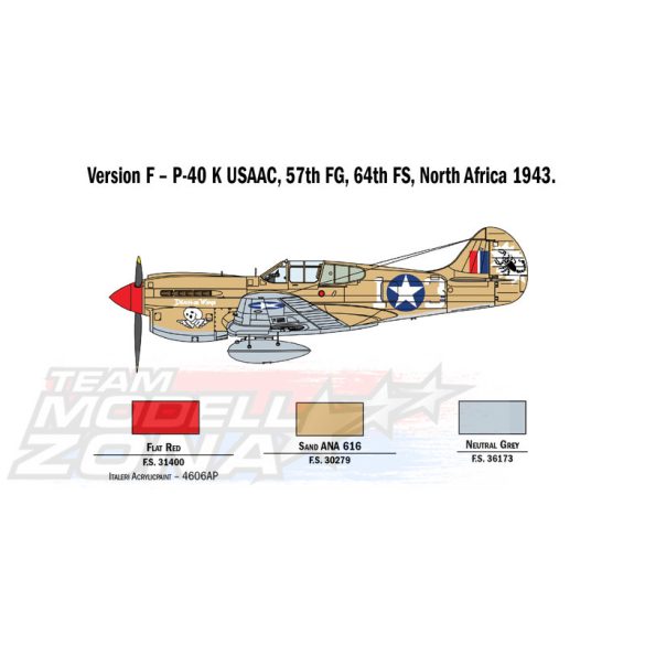 1:48 P-40E/K Kittyhawk  - Italeri