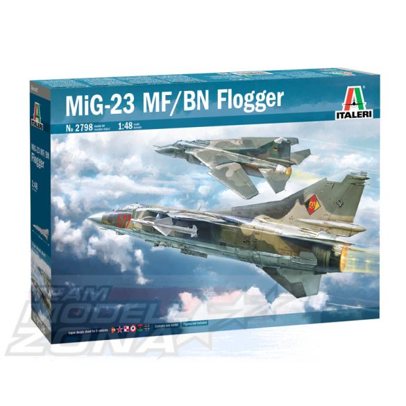 Italeri - 1:48 MiG-23 MF/BN FLOGGER - makett