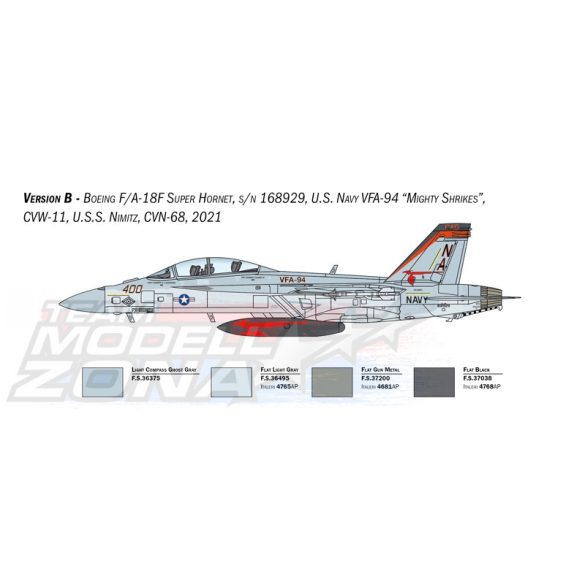 Italeri -  F/A-18F Super Hornet U.S. Navy Special Colors makett