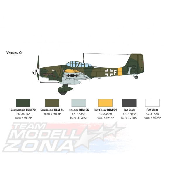 Italeri 1:48 Junker Ju-87G-1 Stuka Kanonenvogel makett