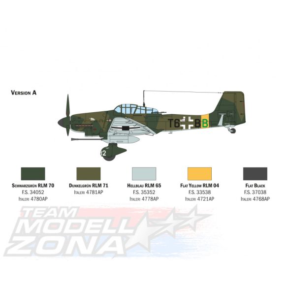 Italeri 1:48 Junker Ju-87G-1 Stuka Kanonenvogel makett