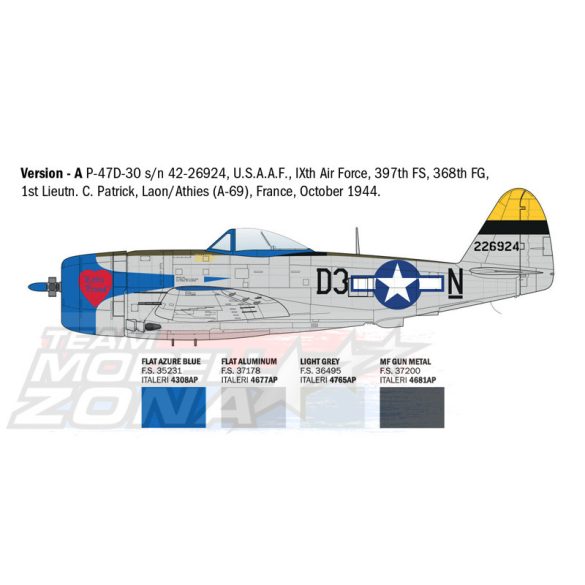 Italeri 1:48 P-47D Thunderbolt (E.T.O.)