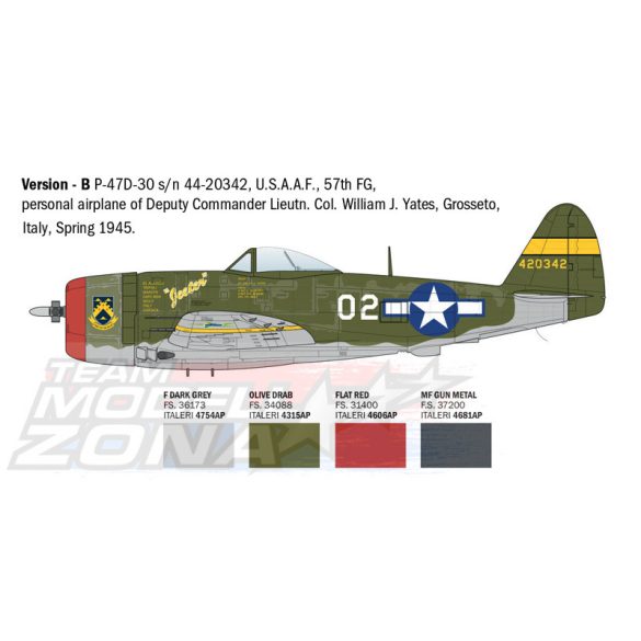 Italeri 1:48 P-47D Thunderbolt (E.T.O.)