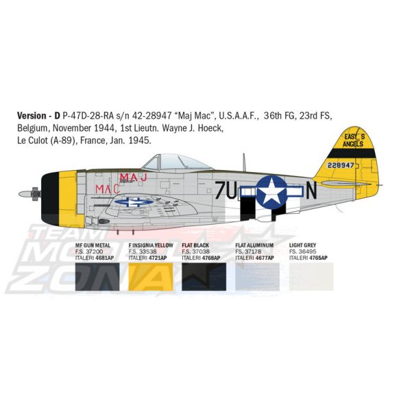 Italeri 1:48 P-47D Thunderbolt (E.T.O.)