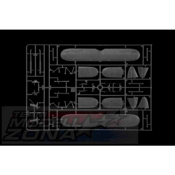 Italeri 1:48 FIAT CR.42 Falco Assa./Nig. Fighter makett