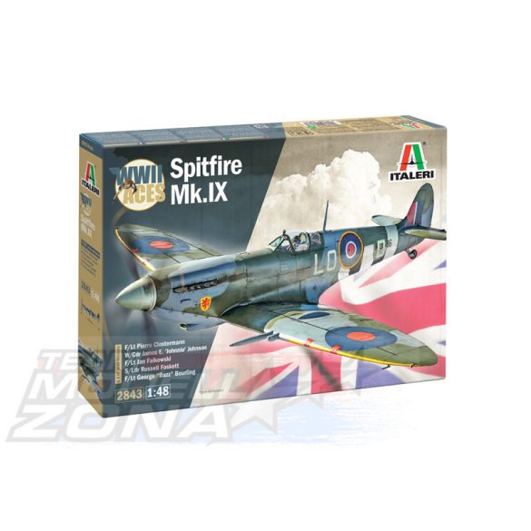 Italeri 1:72 Spitfire Mk. IX Aces makett