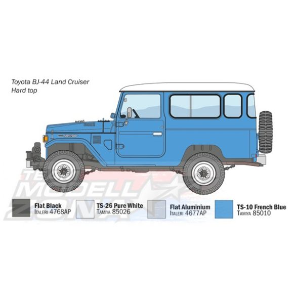 Italeri - 1:24 Toyota BJ44 Land Cruiser - makett