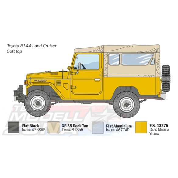 Italeri - 1:24 Toyota BJ44 Land Cruiser - makett