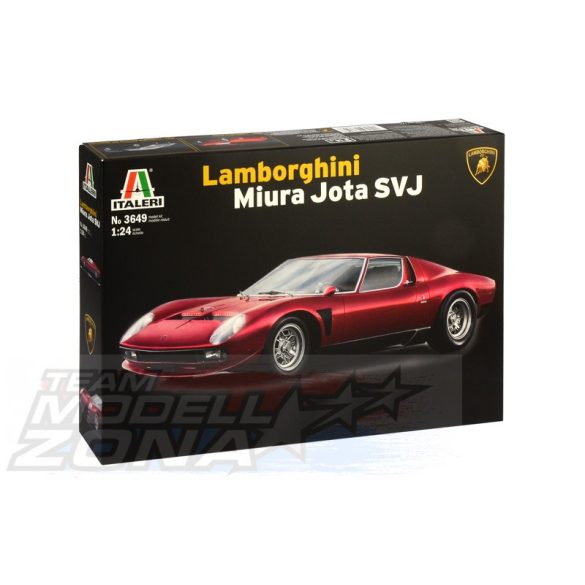 Italeri - 1:24 Lamborghini Miura JOTA SVJ - makett