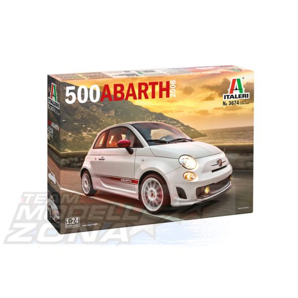 Italeri 1:24 500 Abarth 2008 makett