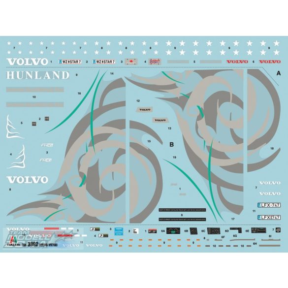 Italeri Volvo VN 780- makett