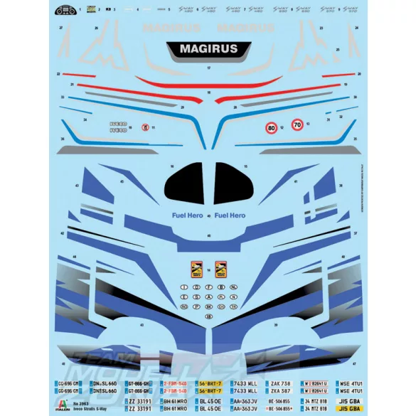 Italeri 1:24  IVECO S-WAY makett