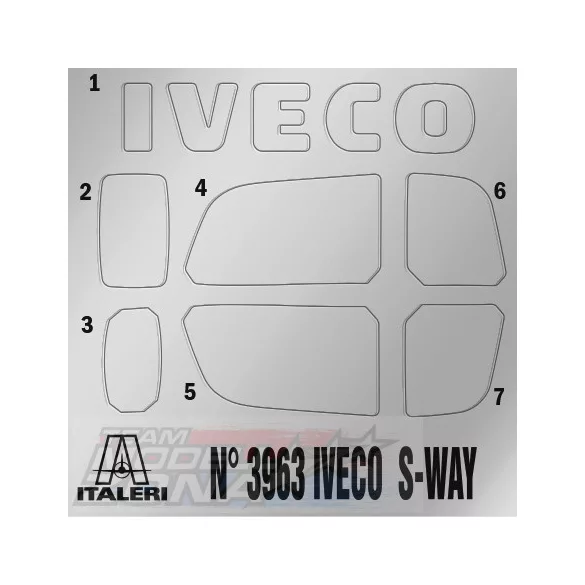 Italeri 1:24  IVECO S-WAY makett