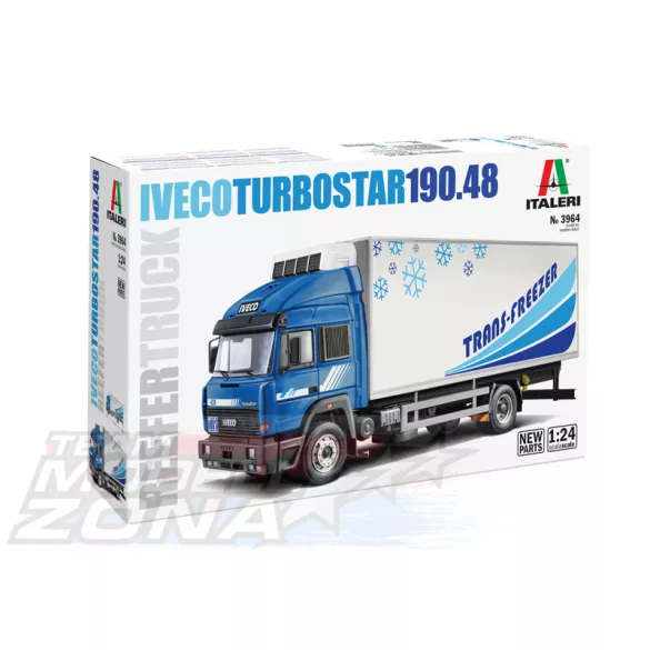 Italeri 1:24 Iveco TURBOSTAR 190.48 reefer truck makett