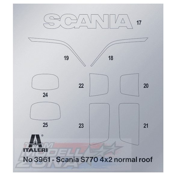 Italeri Scania 1:24  770 S V8 "White Cab"