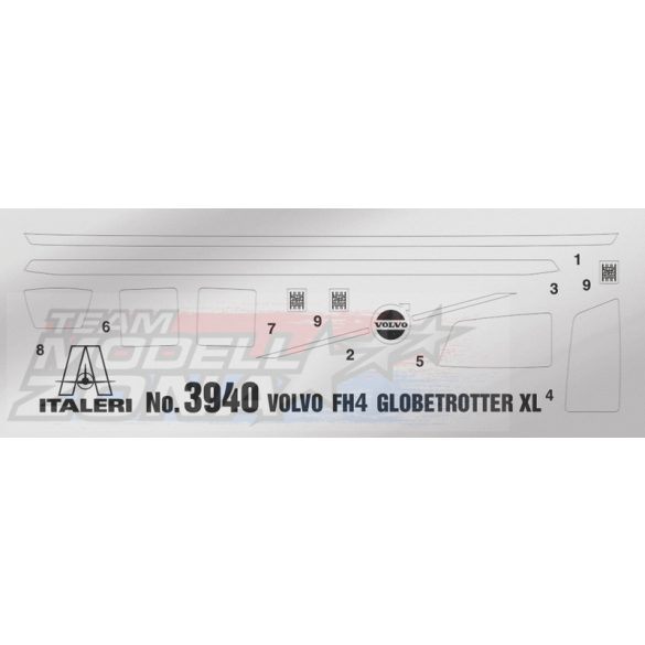 Italeri 1:24 Volvo FH Low Roof makett